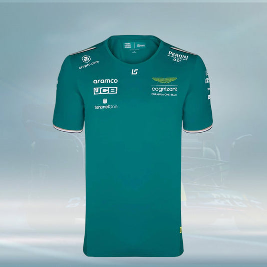 2023 Aston Martin UK F1 Mens Stroll Team T-shirt