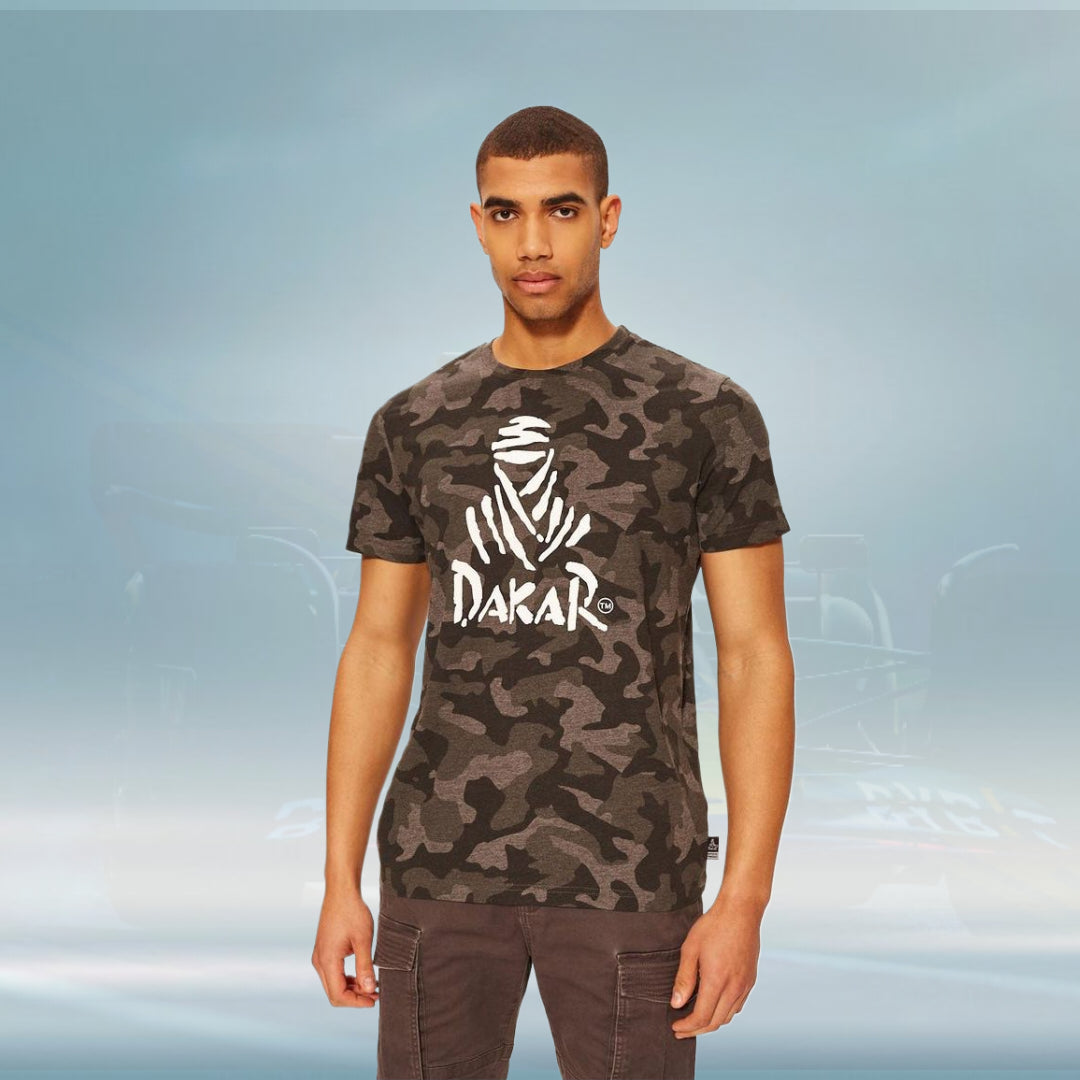 Dakar DKR CAMO T black Mens T-shirt