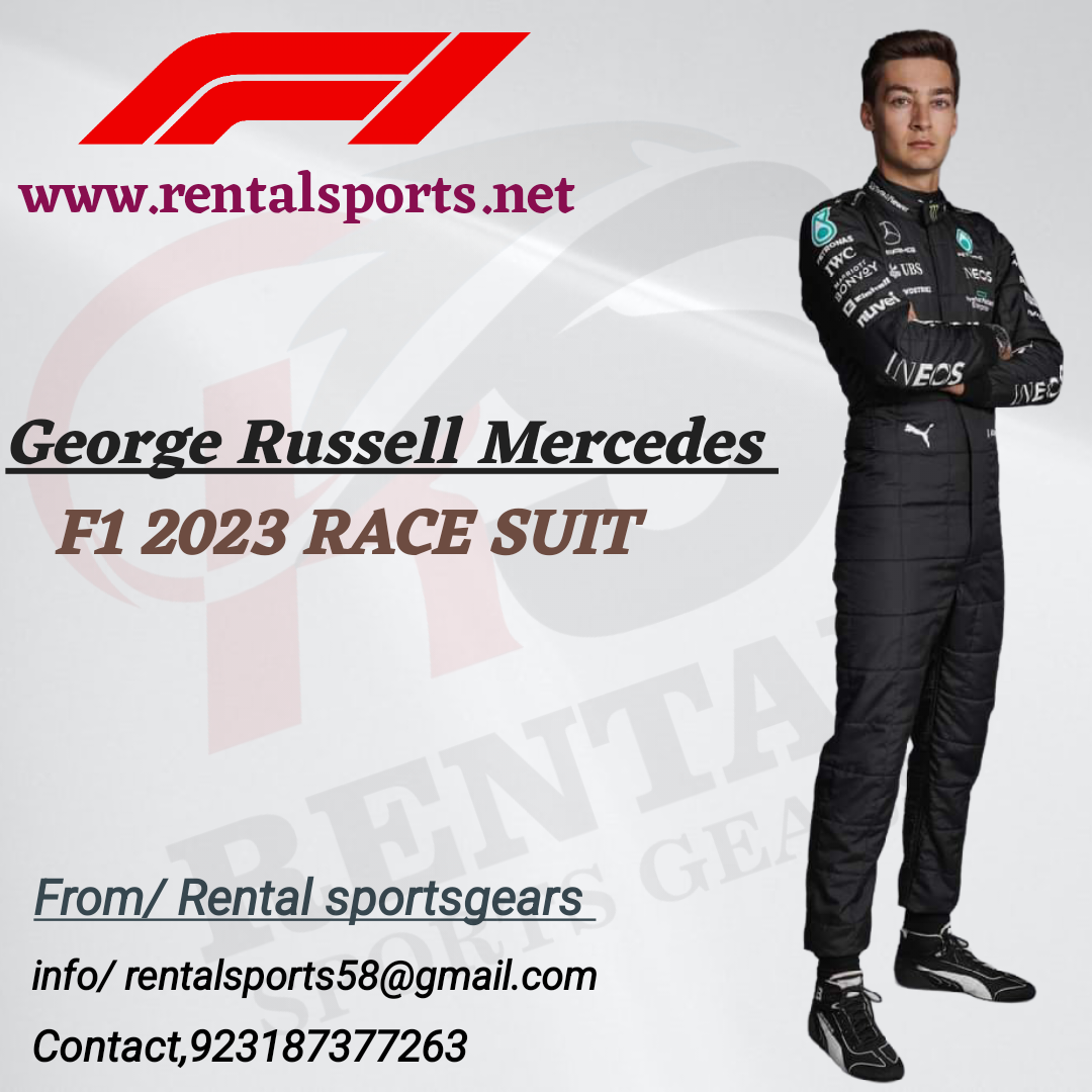 George Russell Mercedes-Benz AMG 2023 Suit Printed F1 Race Suit