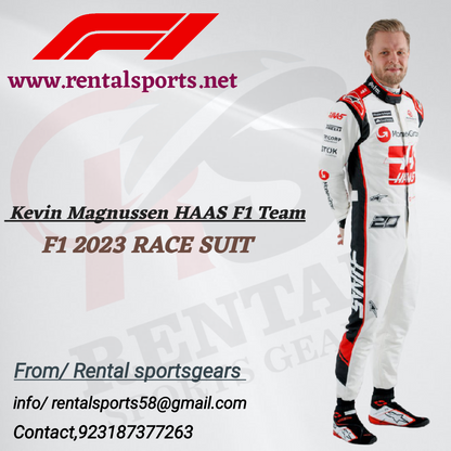 Kevin Magnussen F1 Team Haas 2023 Suit Printed F1 Race Suit