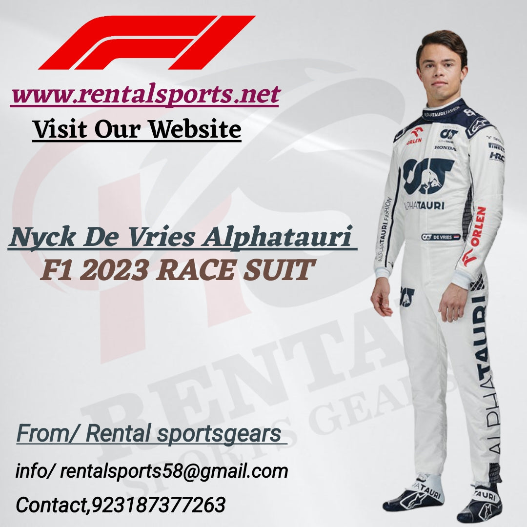 Nyck De Vries Alphatauri 2023 Suit Printed F1 Race Suit