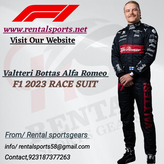 Valtteri Bottas Alfa Romeo 2023 Suit Printed F1 Race Suit