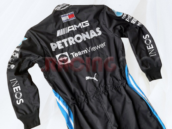 F1 Lewis Hamilton Race Suit 2021 Mercedes AMG Petronas | F1 Replica Embroidery Race Suit