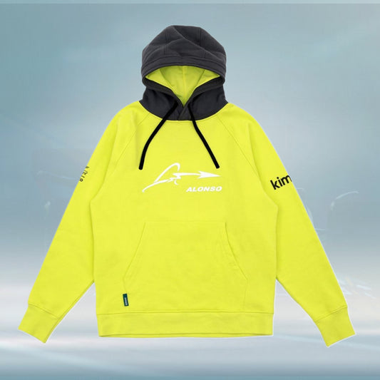 2023 Aston Martin UK F1 Mens Alonso Kimoa Hooded Sweatshirt