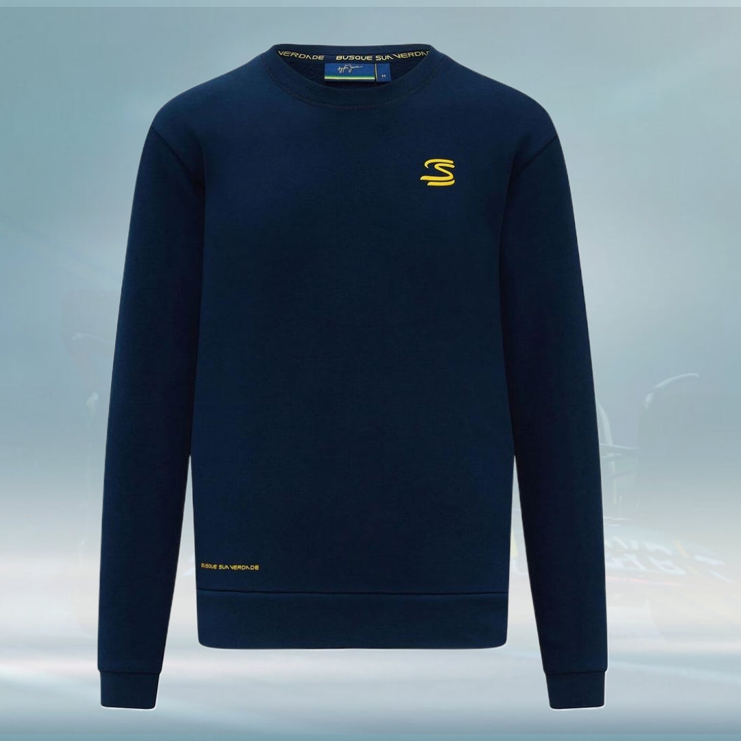 2023 Ayrton Senna F1 Men's Crew Seasonal blue