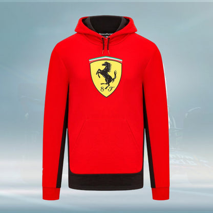 2023 Ferrari F1 Men's Hoodie Shield Sweatshirt