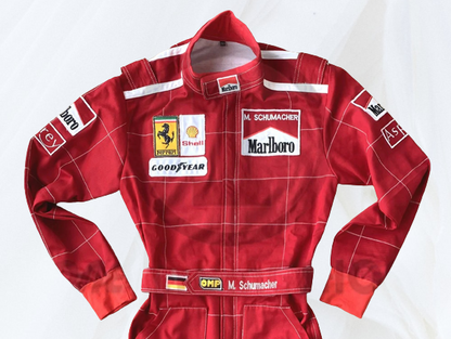 Michael Schumacher 1996 F1 Embroidery Replica racing suit