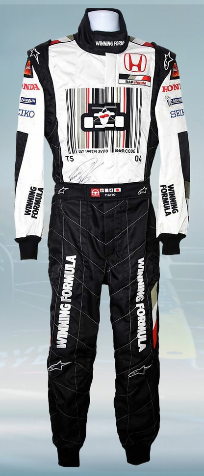 2005 Takuma Sato BAR Honda Promo F1 Suit