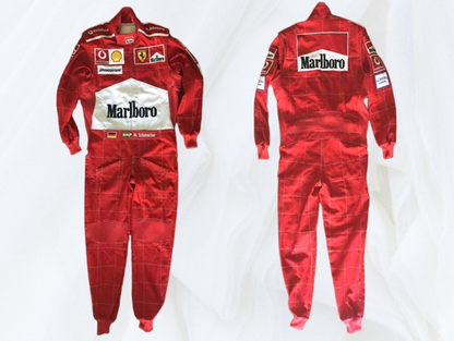 F1 Michael Schumacher 2004 Race suit / Ferrari F1 Embroidery Race Suit