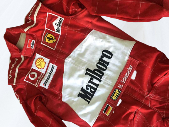 F1 Michael Schumacher 2004 Race suit / Ferrari F1 Embroidery Race Suit