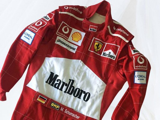 F1 Michael Schumacher 2004 Race suit / Ferrari F1 Embroidery Race Suit - Rental Sports