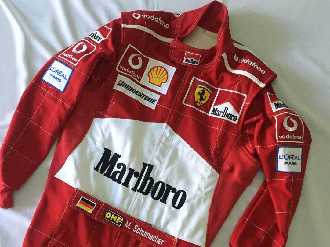 F1 Michael Schumacher 2004 Race suit / Ferrari F1 Embroidery Race Suit