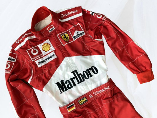 Michael Schumacher 2006 Embroidery Racing F1 Race Suit - Rental Sports