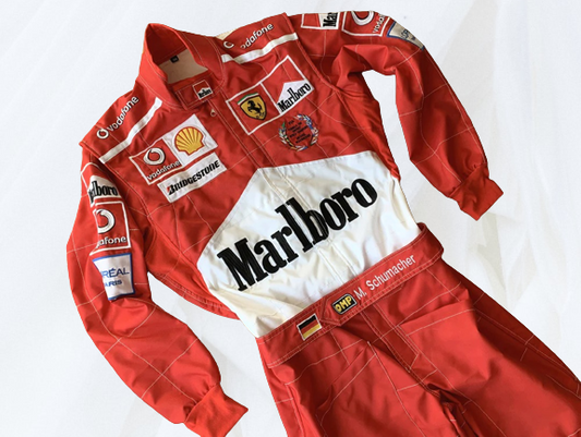 Michael Schumacher 2005 Race Suit World champion Racing Suit Ferrari F1