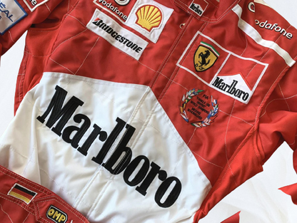 Michael Schumacher 2005 Race Suit World champion Racing Suit Ferrari F1