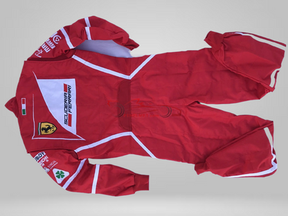 Vettel 2017 Embroidery racing suit / Ferrari F1