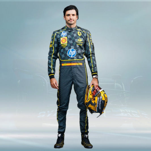 Scuderia Ferrari HP's Carlos Sainz carbon-fibre race suits Italian Grand Prix - Rental Sports