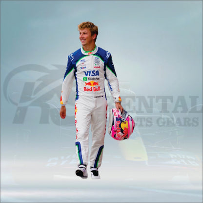 Liam Lawson 2026 Visa Cash App F1 Racing Suit