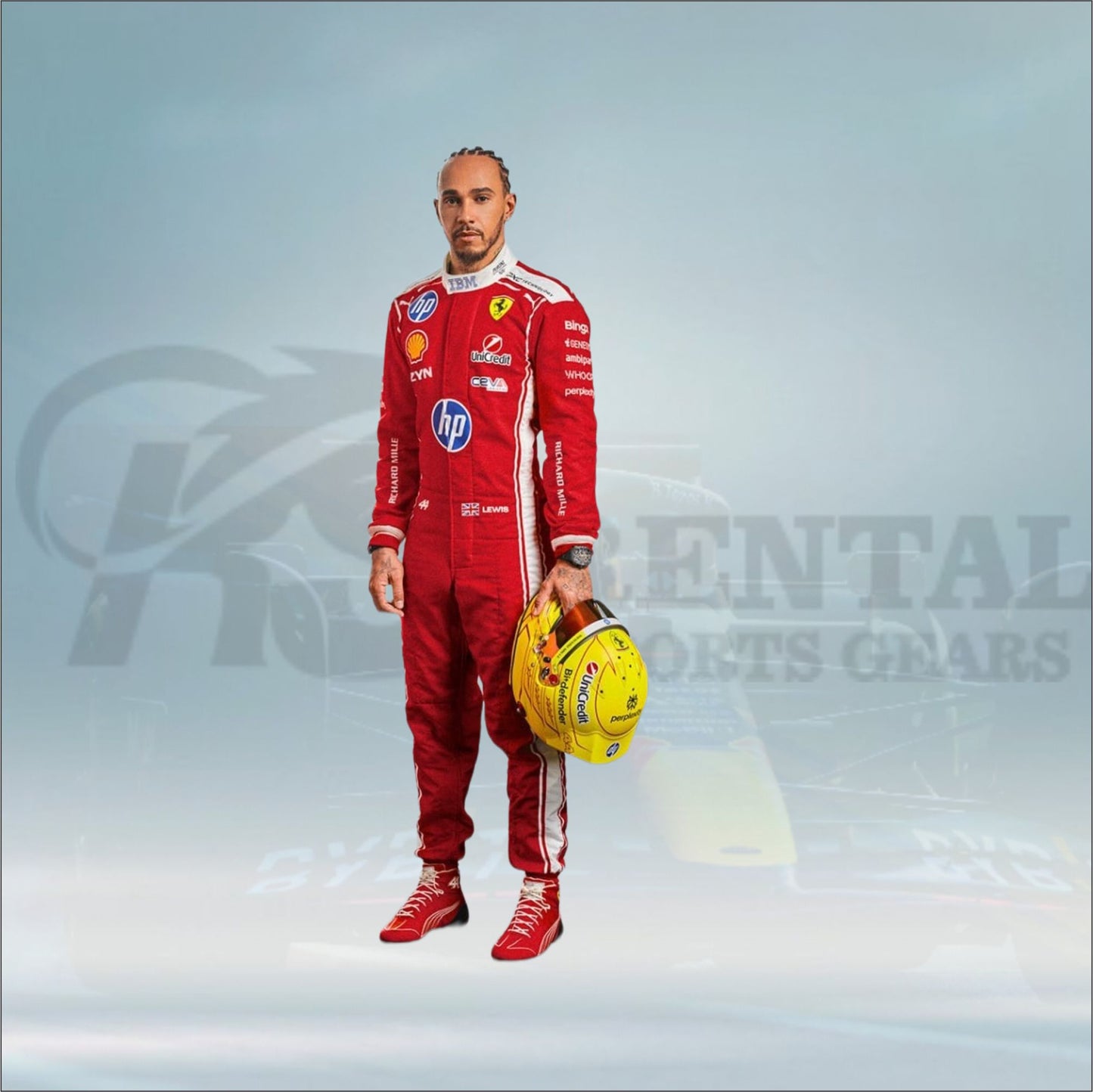 Lewis Hamilton 2026 Scuderia Ferrari HP F1 Race suit