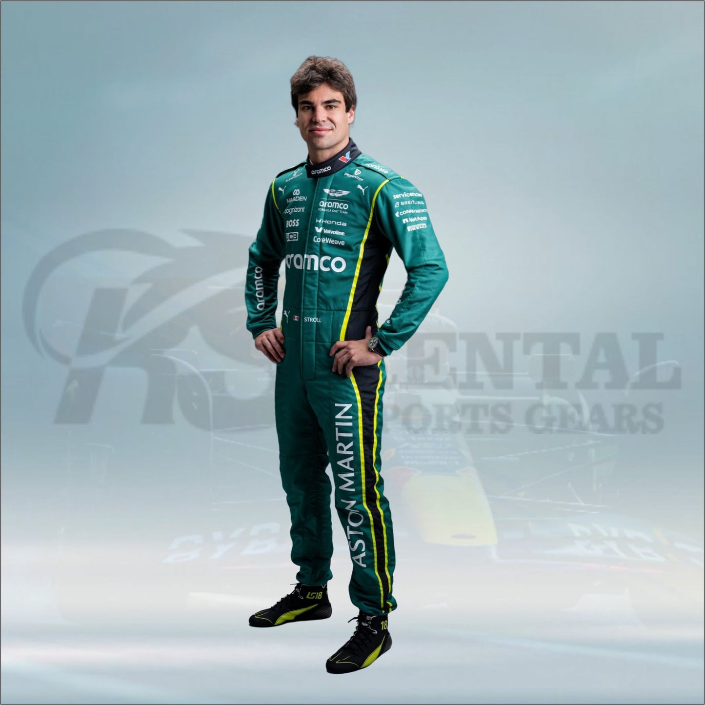 Lance Stroll 2026 Aston Martin Aramco Formula One Team Race Suit