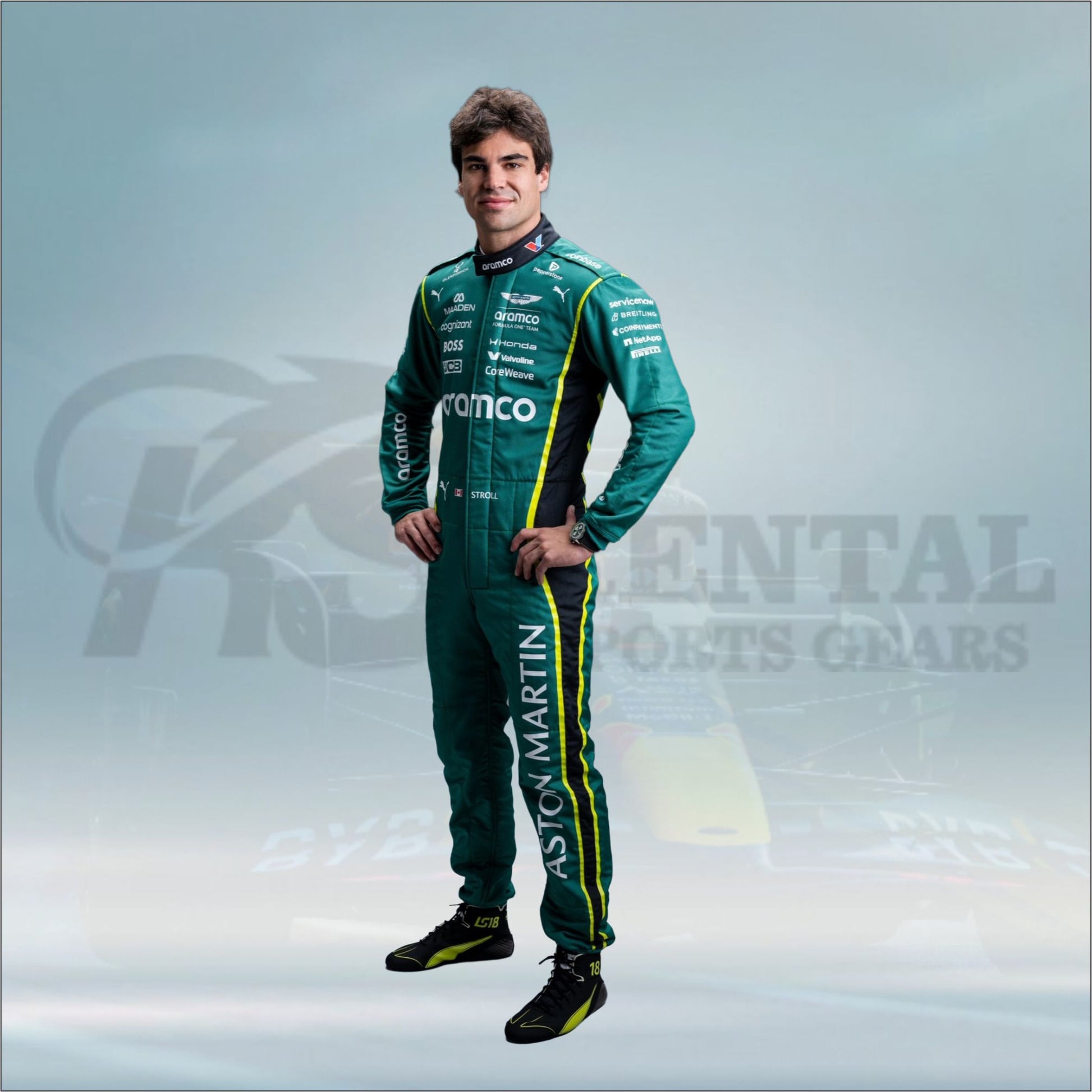 Lance Stroll 2026 Aston Martin Aramco Formula One Team Race Suit
