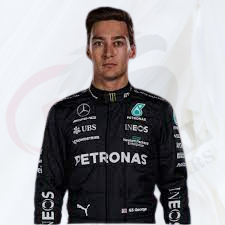 George Russell 2023 F1 Race Suit Mercedes-Benz Race suit