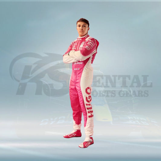 Isack HadjarF1 Race Suit  Visa Cash App RB 2025 Miami gp