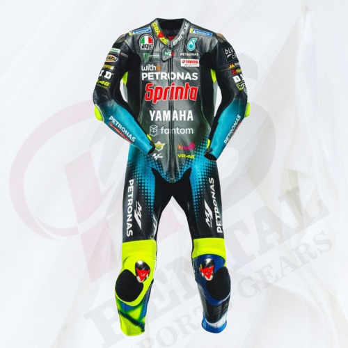 Valentino Rossi Petronas Motorbike Racing Leather Suit 2021