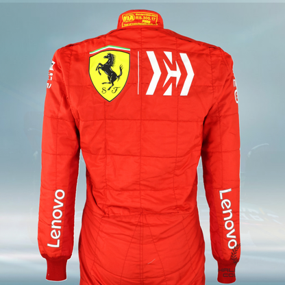 2019 Sebastian Vettel Brazilian GP Scuderia Ferrari F1 Suit