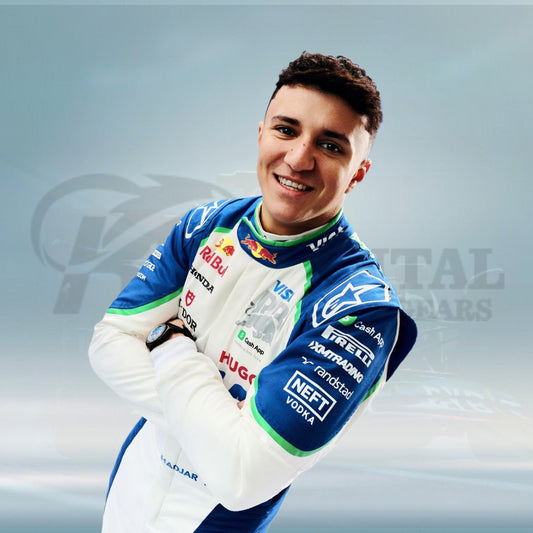 2025 Isack Hadjar Visa Cash App RB F1 Racing Suit - Rental Sports