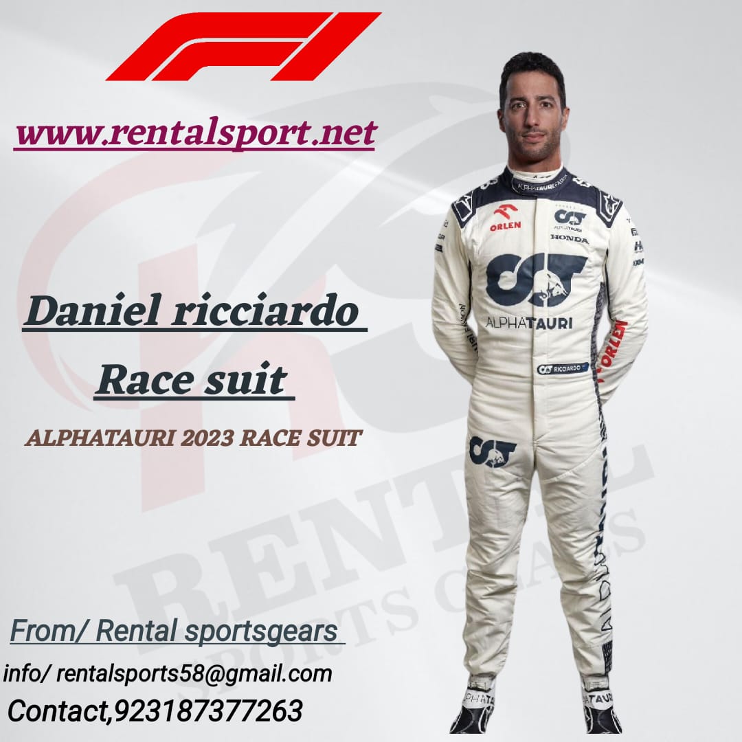 Daniel Ricciardo Alpha Tauri 2023 Suit F1 Race Suit - Rental Sports