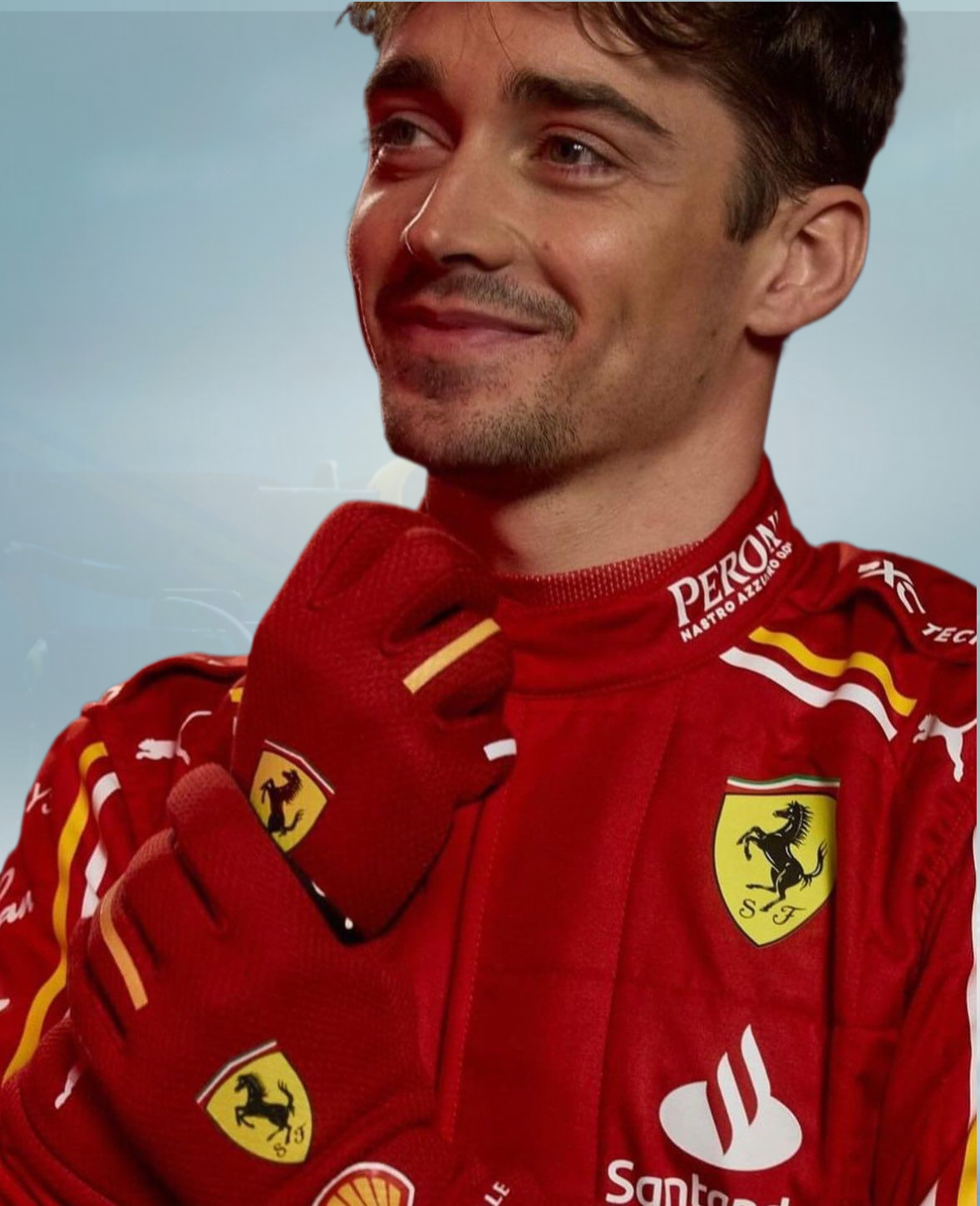 Charles Leclrec 2024 Race Suit F1 Scuderia Ferrari Racing