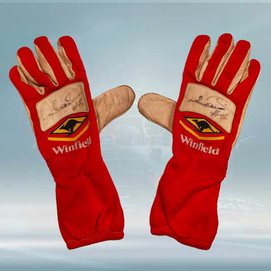 1999 Alex Zanardi Race Winfield Williams F1 Gloves - Rental Sports