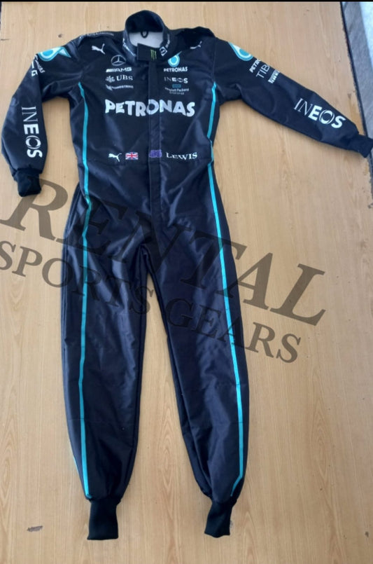 F1 Lewis Hamilton Mercedes AMG 2022 Race Suit / F1 Mercedes AMG Race Suit