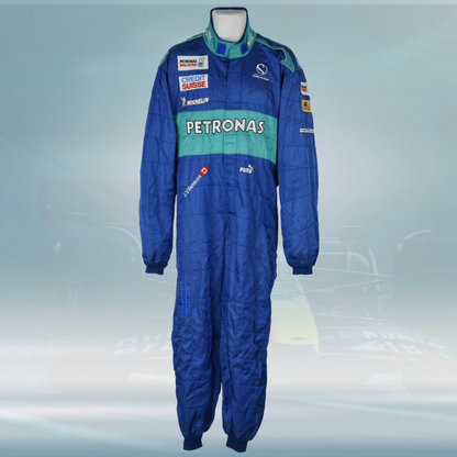 2005 Jacques Villeneuve Race Credit Suisse Sauber Petronas Puma F1 Suit