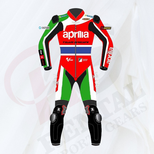 ALEIX ESPARGARO MOTOGP APRILIA SUIT 2017 LEATHER APRILIA RACING SUIT - Rental Sports