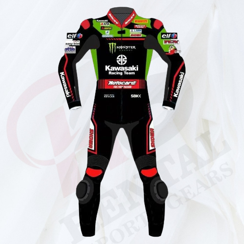 ALEX LOWES LEATHER RACING Motorbike SUIT KAWASAKI WSBK 2021