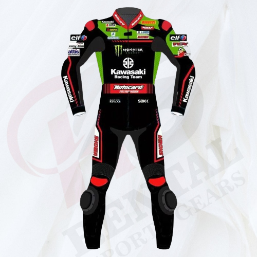 ALEX LOWES LEATHER RACING Motorbike SUIT KAWASAKI WSBK 2021 - Rental Sports