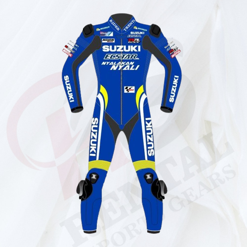 ALEX RINS SUZUKI MOTOGP 2018 LEATHER SUIT Motorbike