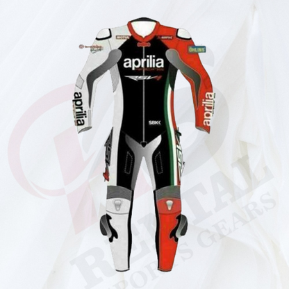 APRILIA MOTOGP RACE Leather Motorbike Racing SUIT