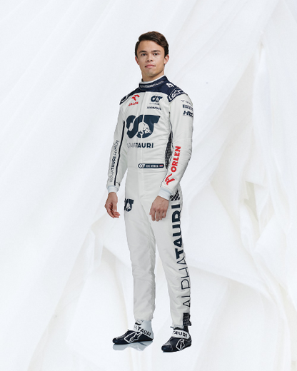 Nyck De Vries Alphatauri 2023 Suit Printed F1 Race Suit