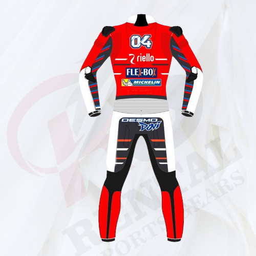 ANDREA DOVIZIOSO DUCATI MOTOGP 2018 LEATHER Race SUIT - Rental Sports