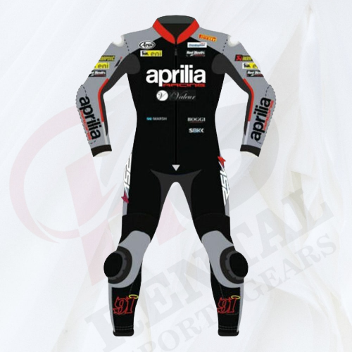 APRILIA WSBK LEATHER SUIT MOTORBIKE RACE SUIT - Rental Sports