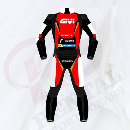 CAL CRUTCHLOW LCR HONDA 2019 MOTOGP LEATHER Race SUIT