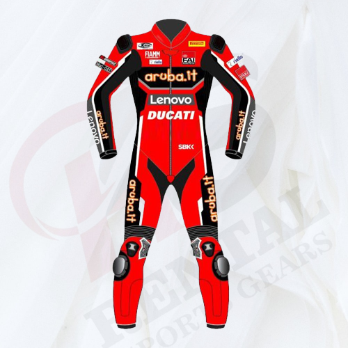 CHAZ DAVIE DUCATI RIDING SUIT WSBK 2020 Racing Leather Suit