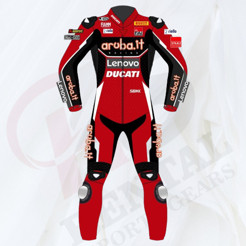 CHAZ DAVIES DUCATI ARUBA IT MOTORBIKE Race SUIT 2020