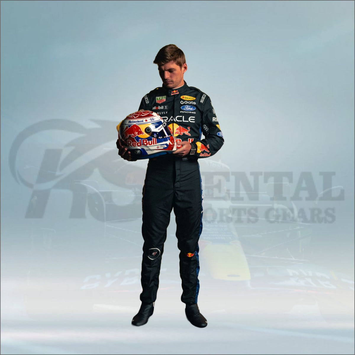 Custom 2026 Max Verstappen Red Bull Racing F1 race suit