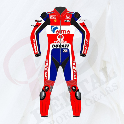 DANILO PETRUCCI DUCATI MOTOGP 2018 LEATHER Race SUIT - Rental Sports