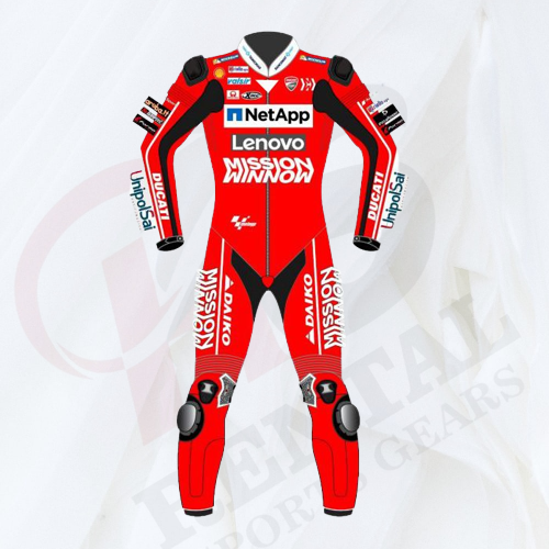 DANILO PETRUCCI DUCATI LEATHER MOTOGP 2019 SUIT - Rental Sports