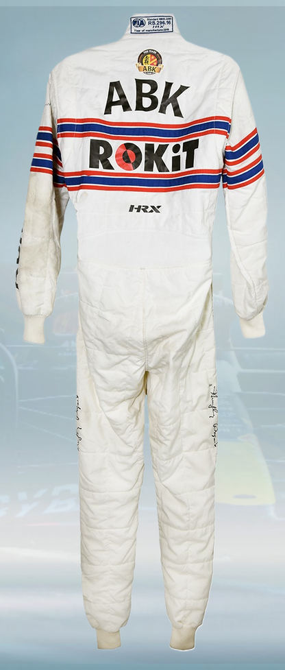 2019 James Davison Race Winning British GP Classic Team Lotus Masters F1 Suit